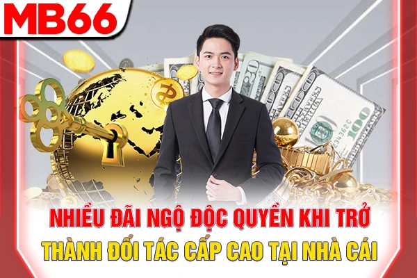 Nhiều đãi ngộ độc quyền khi trở thành đối tác cấp cao tại nhà cái